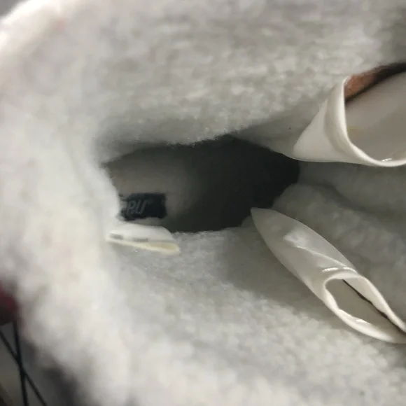 KHOMBU Sherpa Lined Duck Boots Sweater Print Lace Up Boots - Picture 10 of 16